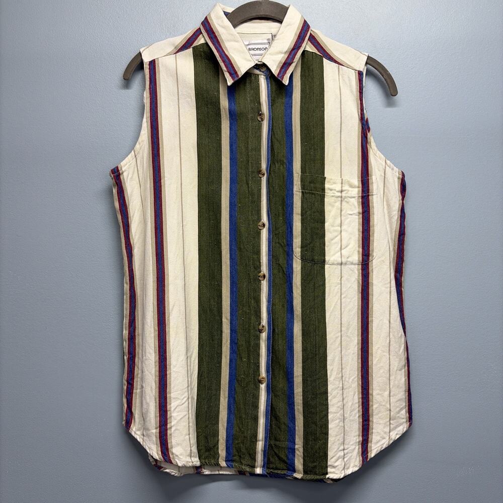 Vintage B. Bronson Sleeveless Top - Retro Indie Grunge Boho Streetwear Festival